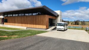 Parked bus at a different winery
